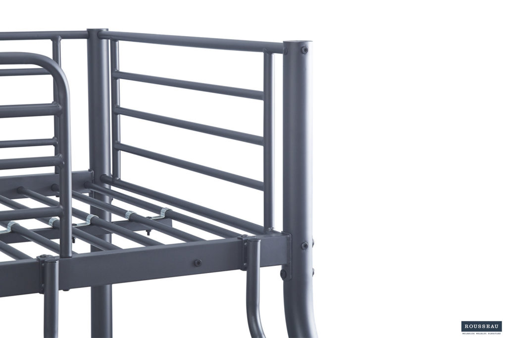 Stapelbed 'Trio' metaal140/90x200 Donkergrijs (2c) - Afbeelding 6