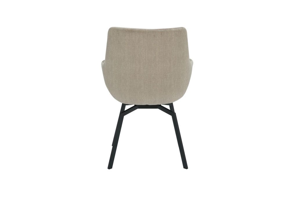 Stoel 'Modest' Draaibaar Ribfluweel Beige (1 per doos) - Afbeelding 6