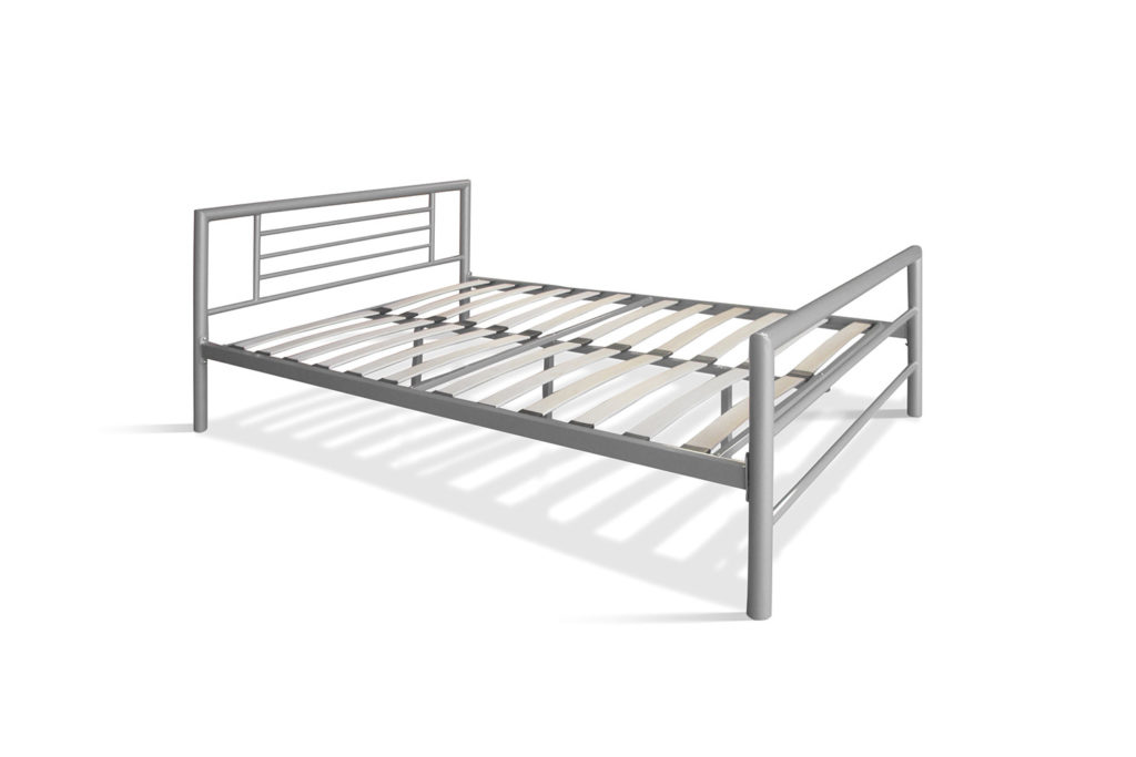 Bed 'Sandro' 140x200 met lattenbodem Grijs  (2c) - Afbeelding 6