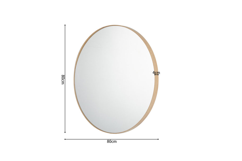 Spiegel 'Ria' 80x80 Oude eik (1c) - Afbeelding 6