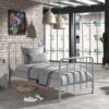 Deze BRONXX-combinatie bestaat uit het grijze BRONXX bed (90x200cm) met het bijhorende nachtkastje in het grijs. - Afbeelding 6