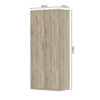Opbergkast 'Mike' 80 cm 2 deuren Sonoma - WR03 (2c) - Afbeelding 6
