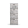 Schoenenkast 'Carini' 4 laden Beton (1c) - Afbeelding 6