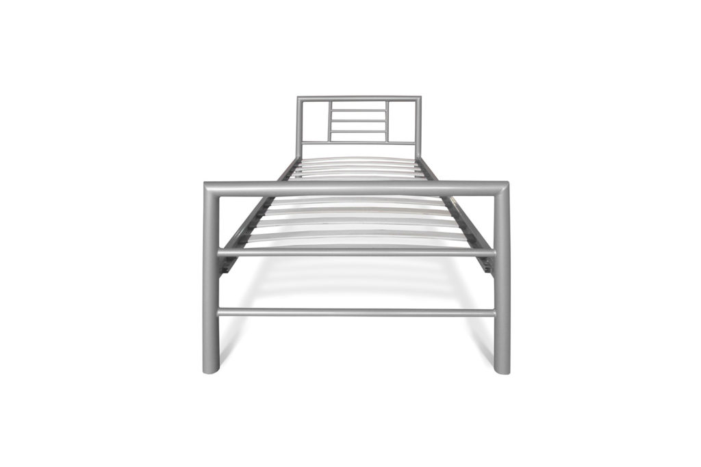 Bed 'Sandro' 90x200 met lattenbodem Grijs  (2c) - Afbeelding 7