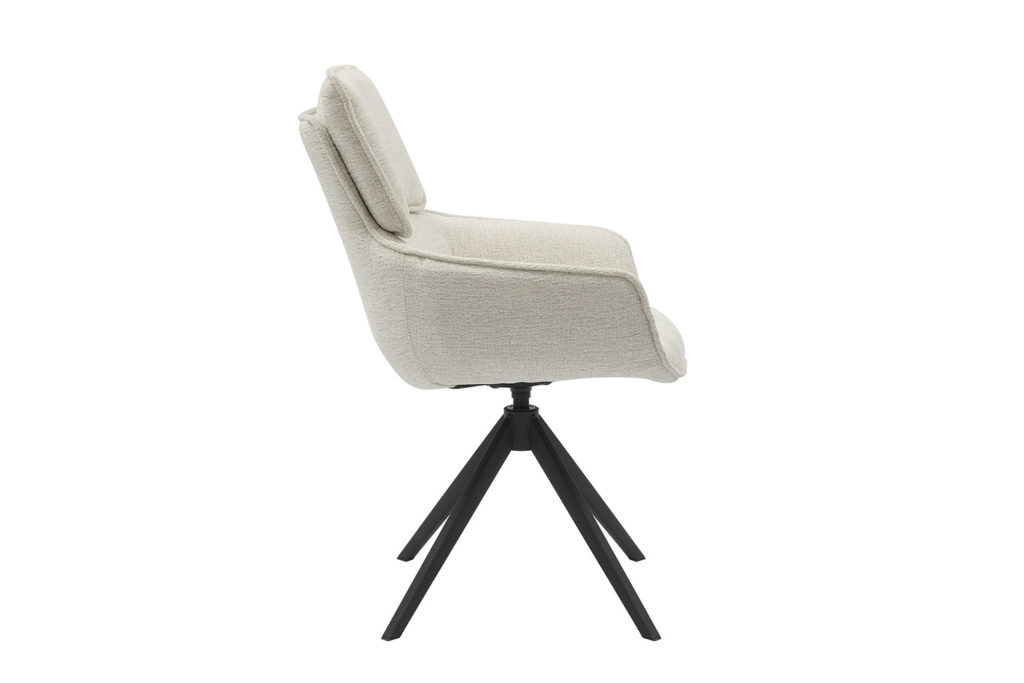 PROMO - Stoel 'Arasa' Draaibaar Beige (1 per doos) - Afbeelding 7