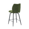 Barstoel 'Lara' Draaibaar Stof Groen (2 per doos) - Afbeelding 7