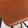 Counterstoel 'Ozan' PU Cognac (2 per doos) - Afbeelding 7