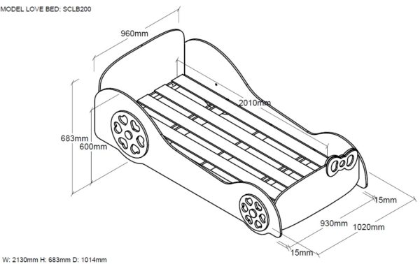 LOVE CAR BED - Image 7