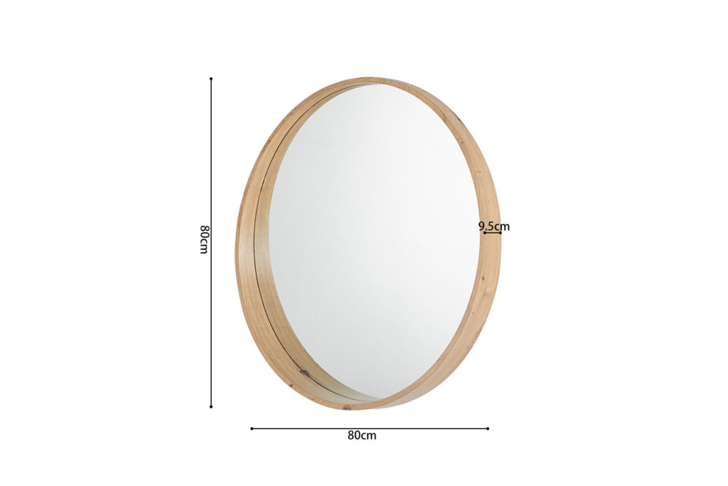 Spiegel 'Roxy' 80x80 Oude eik (1c) - Afbeelding 7