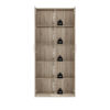 Opbergkast 'Mike' 80 cm 2 deuren Sonoma - WR03 (2c) - Afbeelding 7