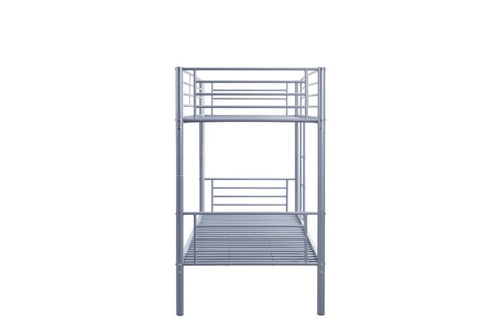 Stapelbed 'Sammy' 90x200 Splitsbaar Metaal Lichtgrijs (1c) - Afbeelding 7