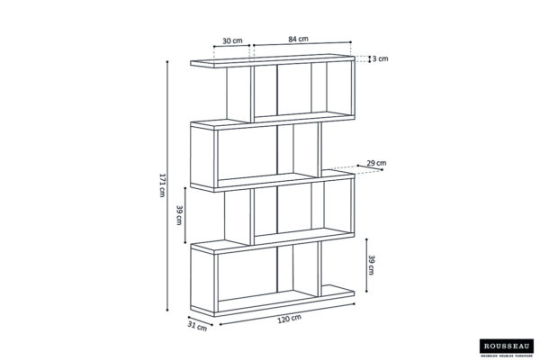 SALE - Room divider 'Vida' Wit (2c) - Image 7