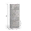 Schoenenkast 'Carini' 4 laden Beton (1c) - Afbeelding 8