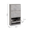 Schoenenkast 'Carini' 3 laden Beton (1c) - Afbeelding 8