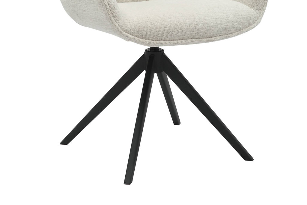 PROMO - Stoel 'Arasa' Draaibaar Beige (1 per doos) - Afbeelding 9