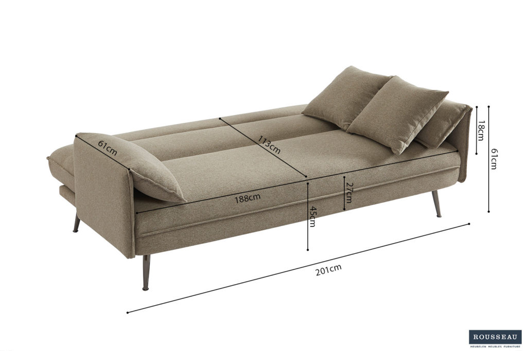 Slaapbank Sivas Beige (1c) - Afbeelding 10