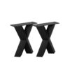 Iron Bench Diamond X Leg 8x8
