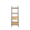 Houten ijzeren kast met 2 lades