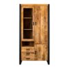Britt vitrine cabinet open left side