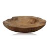Fruitschaal large - ø38-45 cm - blank - teak