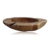 Fruitschaal large (Behandeld met Bijenwas) - ø38-45x15 - Naturel - Teak