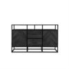 Jax Dressoir met 2 deuren en 2 lades Zwart 150