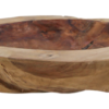 Fruitschaal large - ø35-45 cm - glossy - blank - teak