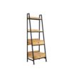 Houten ijzeren kast met 2 lades - Afbeelding 2
