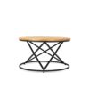 Houten ijzeren Salontafel 70 - Afbeelding 2