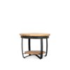 Iron Paras Sidetable Wooden Top 60 - Afbeelding 2