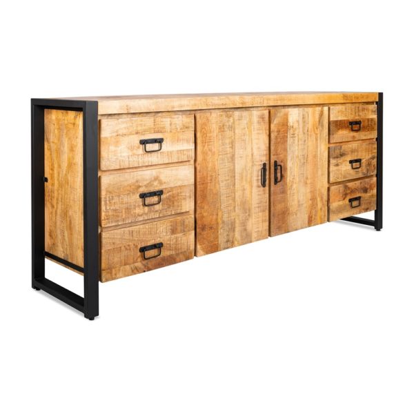 Britt 2 door 6 drawer Sideboard - Afbeelding 2