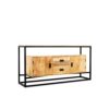 Len dressoir met 2 deuren en 2 lades 160 - Afbeelding 2