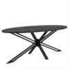 Yana Elipse Eettafel Zwart 180 - Afbeelding 2