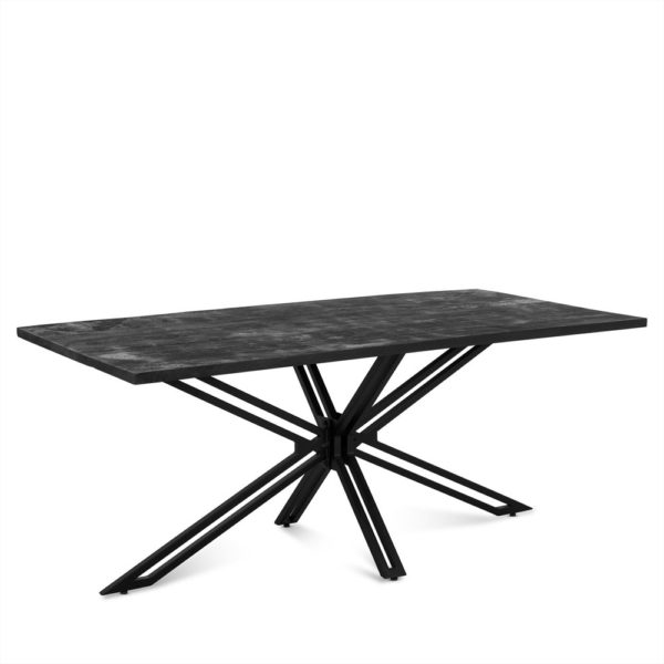 Yana Eettafel Zwart 180 - Afbeelding 2