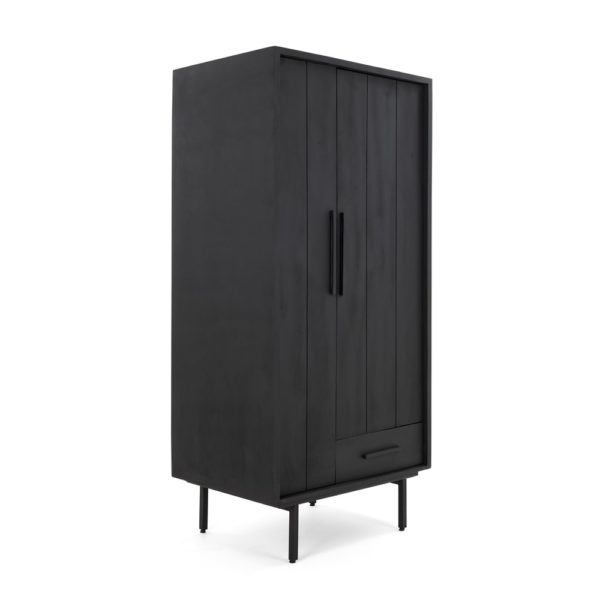 Jayden Black Garderobe Kast 85cm - Image 2