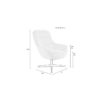 Yuki Fauteuil Off White - Afbeelding 12