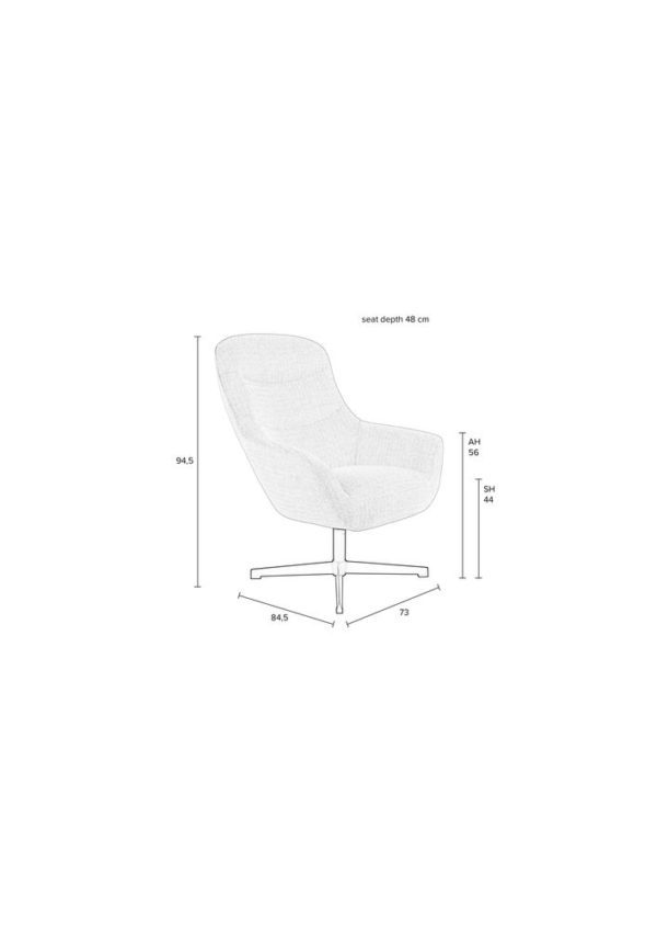 Yuki Fauteuil Off White - Image 12