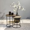 Antique Brass Side Table 46/52 - Afbeelding 3