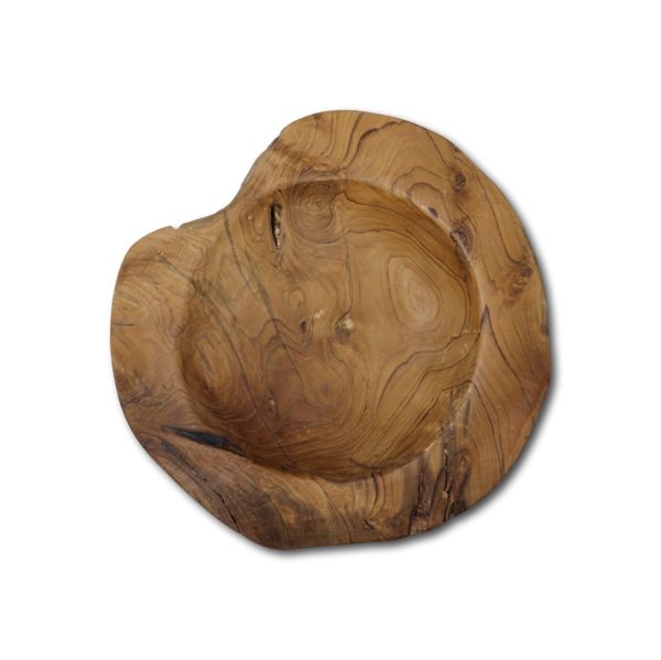 Fruitschaal large - ø38-45 cm - blank - teak - Image 3