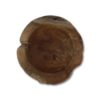 Fruitschaal medium (Behandeld met Bijenwas)- ø28-35x10 - Naturel - Teak - Afbeelding 3