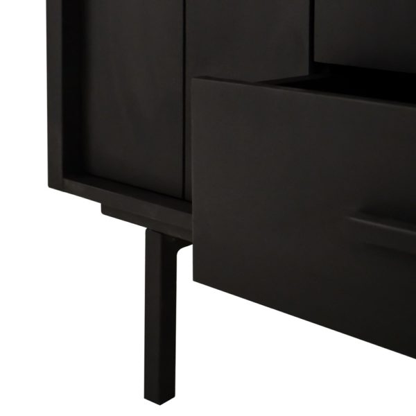 Jayden Black Garderobe Kast 85cm - Image 4