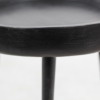 Bijzettafel Ventura - ø40 cm - zwart - mangohout/ijzer - Afbeelding 4