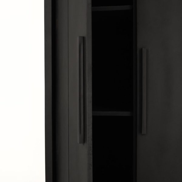 Jayden Black Garderobe Kast 85cm - Image 5