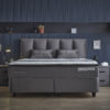 Opbergboxspring Birdybedd Antraciet 160x200