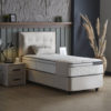 Opbergboxspring Modebedd Beige 90x200 - Eenpersoons