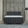 Opbergboxspring Shurgard Antraciet 180x200 - Met voetbord