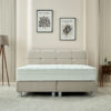 Boxspring Vida Velvet Beige 140x200