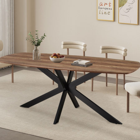 Tafel 'Aziz' 200 cm Deens Ovaal Decor Mango (2c)