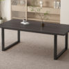 PROMO - Tafel 'Alexander' 200 cm Decor Donkerbruin (2c)