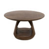 Bremen salontafel Ø70, H38, Brown Walnut - Afbeelding 2
